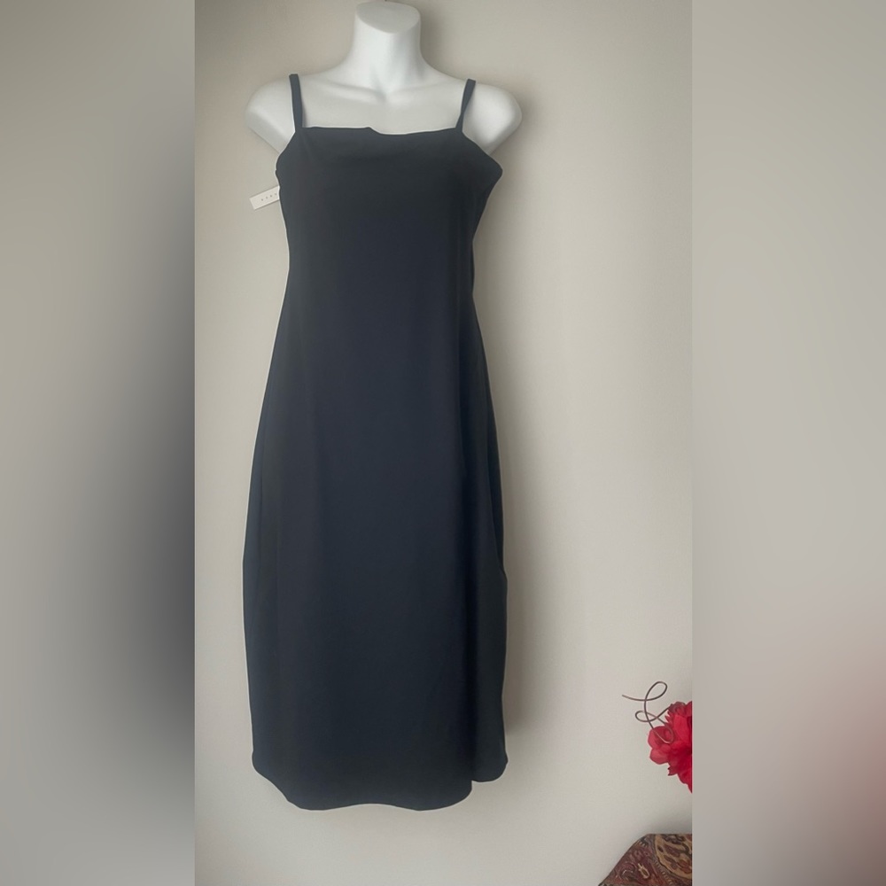 Susana Monaco Black Sleeveless Dress Size Large - Picture 1 of 8